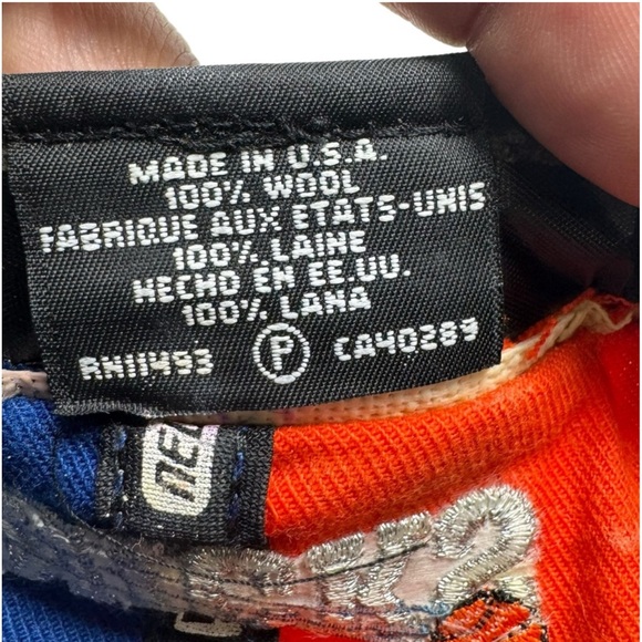 Vintage Wool New Era New York Knicks Fitted Hat Made In USA NBA Basketball - Picture 10 of 10